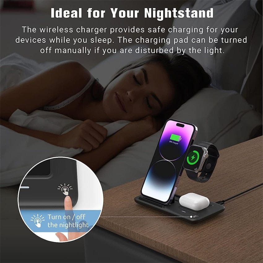 3 in 1 Wireless Charger - JHR